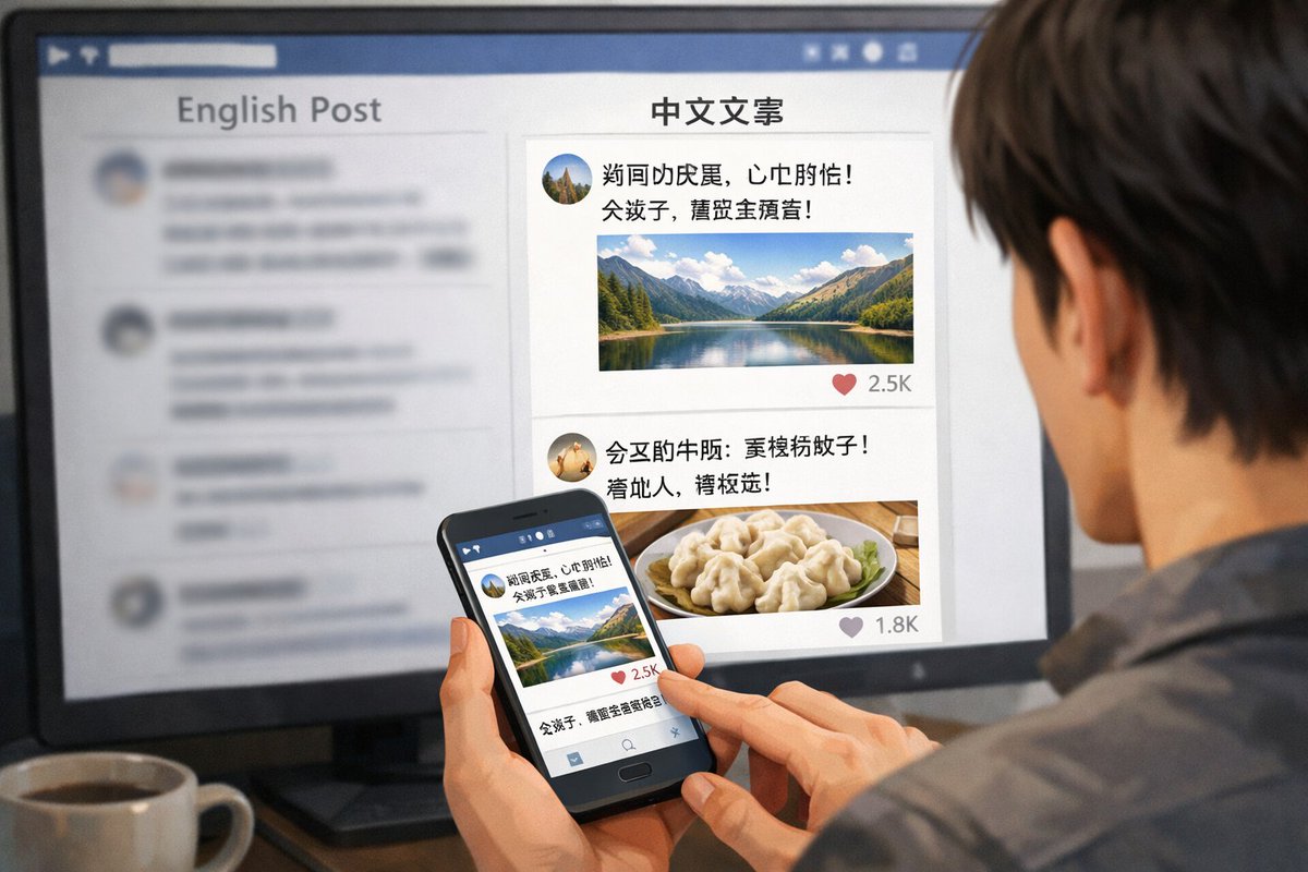 Product Marketing - Cross-Device Social Media Feed